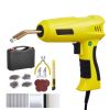 Plastic Welding Kit, 220W Plastic Welder Gun with 800PCS Hot Staples & 56PCS Welding Rods, Professional Hot Staple Welding Gun with LED Light