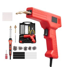 Plastic Welder Kit Deluxe, 100W Plastic Welding Gun + 60 W/100W Soldering Iron
