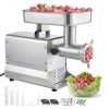 Commercial Meat Grinder, 13 Lbs/Min Capacity, #22 Electric Meat Mincer with 3 Plates, 3 Sausage Stuffing Tubes