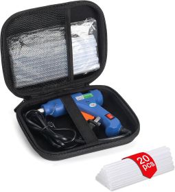 Glue Gun and Sticks Set, Hot Melt Glue Gun Mini for Crafts with 20 Pcs Glue Sticks