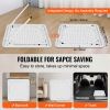 Mahjong Table, Square 4 Player Folding Card Table with 4 Cup Holders & 4 Chip Trays