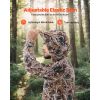 Camo Hoodie, Large Size, Men Pullover Hooded Sweatshirt, Moisture Wicking & Breathable, Quick-dry, Hiking Fishing Shirt with Hood