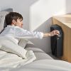 Gun Safe, Slider Handgun Gun Safe with Screen, Fingerprint/Password/Key, 3-Way Quick Access Firearm Case Box with LED for 1 Pistol & Magazine