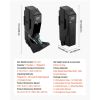 Gun Safe, Slider Handgun Gun Safe with Screen, Fingerprint/Password/Key, 3-Way Quick Access Firearm Case Box with LED for 1 Pistol & Magazine