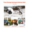 Propane Tank Top Heater, 42000 BTU Rapid Heating 360-Degree Infrared Radiant Tank Top Gas Heater