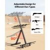 Gun Rack, Portable, Folding Heavy Duty Steel Rifle Shotgun Rack Stand, Freestanding Indoor Outdoor Gun Display Storage