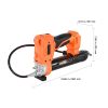 Cordless Grease Gun, 8000 PSI Max Pressure, Battery Operated Grease Gun with LED Light & 35.4-inch Long Hose, Compatible with 18V Makita Batteries