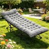 Foldable camping bed with mattress, sturdy and durable folding bed