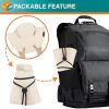 Wide Brim Sun Hat with Neck Flap, UPF50+ Hiking Safari Fishing Hat for Men Women, Sun Protection Beach Hat