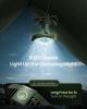 Portable Camping Fan with LED Lantern, 360°Rotation and Clip on for Desk, 4000mAh USB Rechargeable Battery Powered