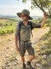 Wide Brim Sun Hat for Men, Outdoor Fishing & Hiking Hat UPF 50+, Boonie Hat with Chin Strap, Quick Dry