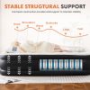 Air Mattress - 18" Inflatable Blow Up Mattress Airbed with Built-in High Capacity Pump, Double Height, Adjustable, Non-Slip Bottom Design