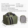 Range Bag for 2 Pistols, Tactical Gun Bag with 2 Built-in Removable Pistol Bags & 6 Detachable Magazines, Gun Range Bag for Outdoor Hunting Shooting